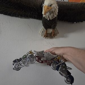 Live To Ride Motorcycle Votive Candle Holder